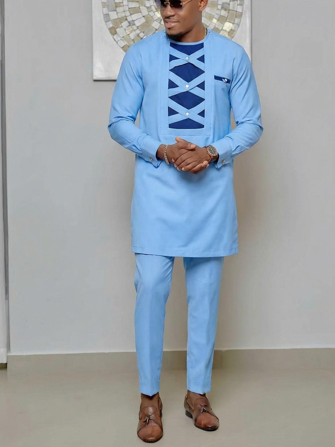 Ethnic Outfit - Abito tradizionale da uomo africano e