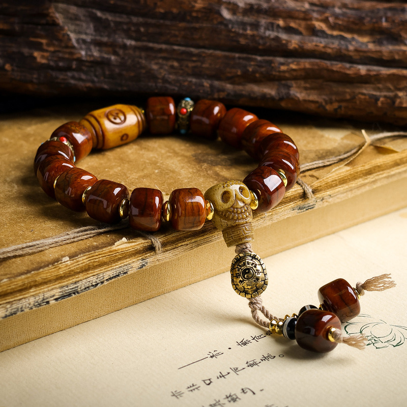 Ethnic Fashion Way - Bracciale tibetano in osso di yak