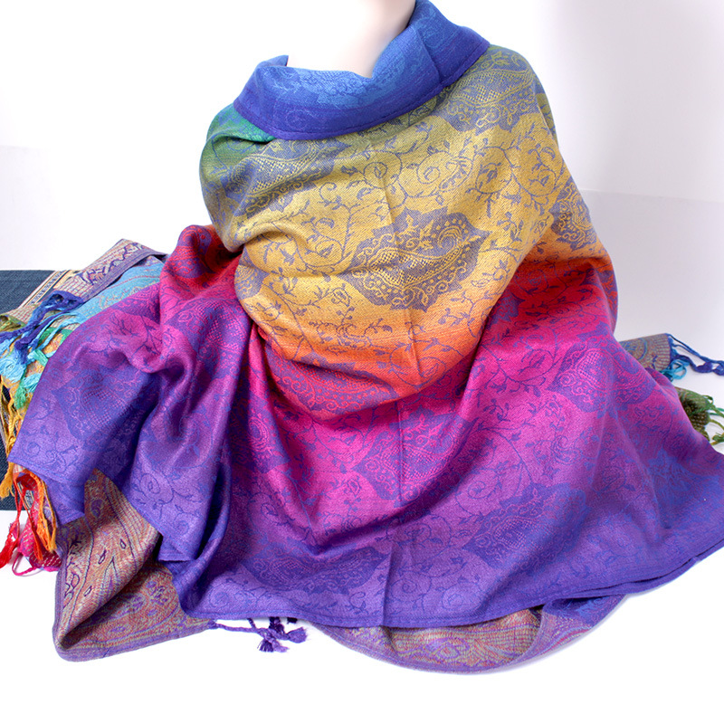 Go Ethnic Fashion - Nuova sciarpa leggera in stile etnico