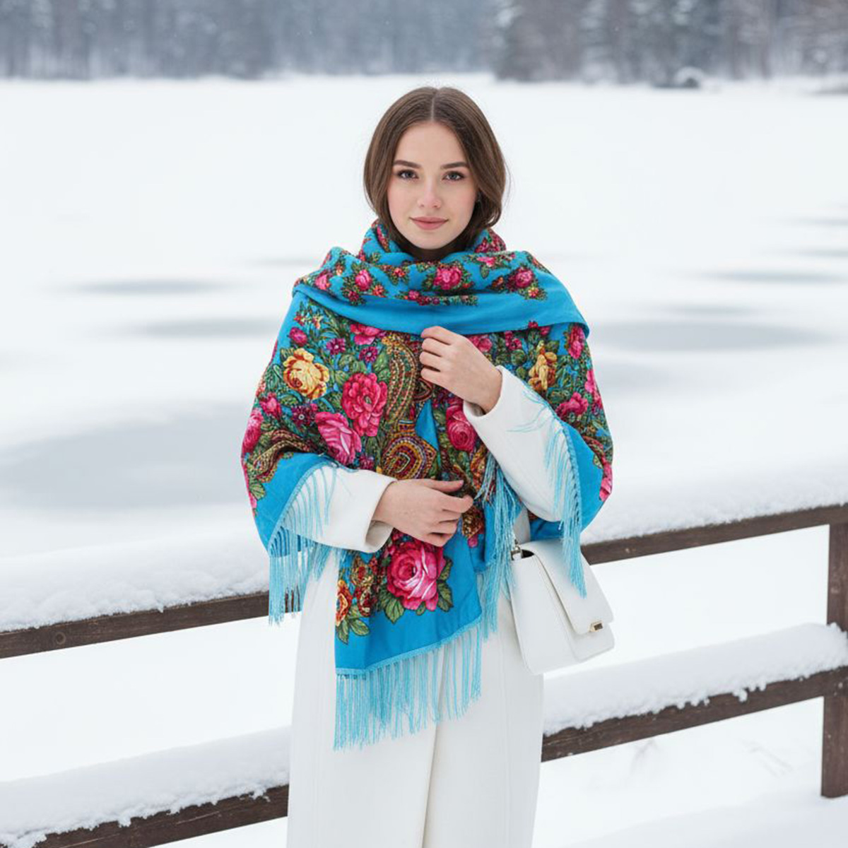 Sciarpa stampata in stile etni - Women'S Ethnic Fashion Brands recensione e prezzo