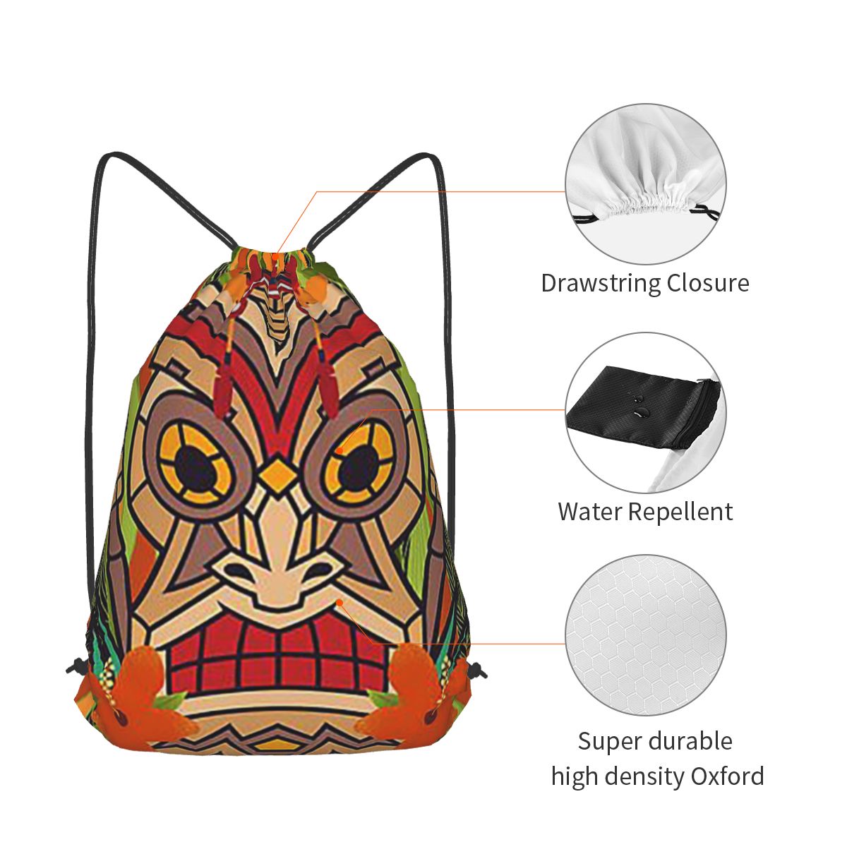 Zaini Tiki con totem etnici de - Ethnic Fashion Book recensione e prezzo